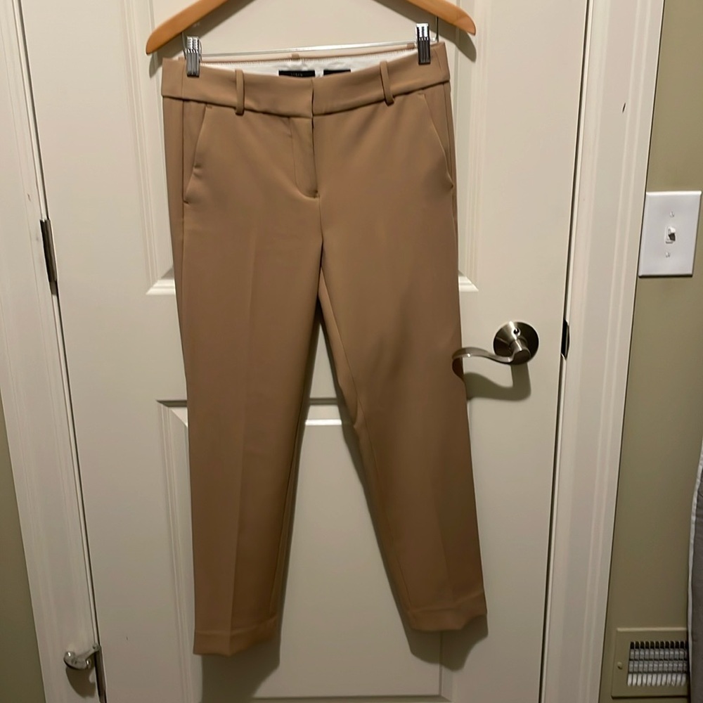 J. Crew Cameron Pant, camel, size 4